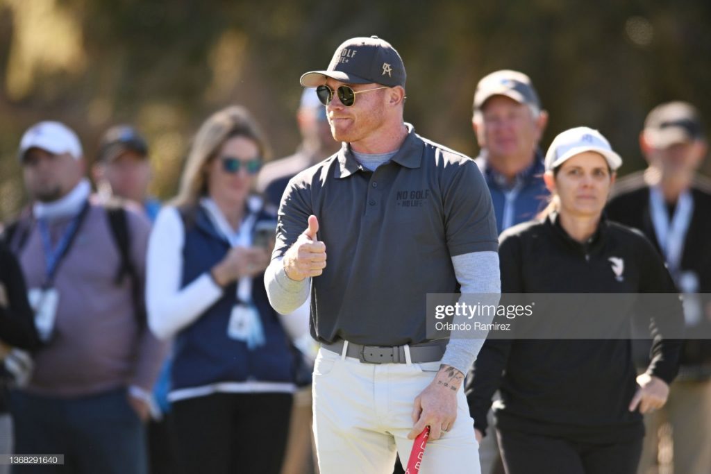 Saul Canelo Alvarez golf