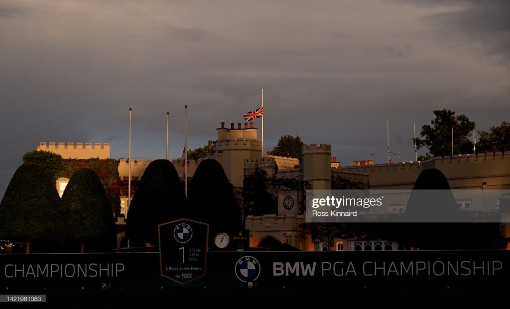 Muerte de la Reina Isabel, motivo de suspensión del BMW PGA Championship